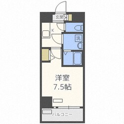 ララプレイス四天王寺前夕陽ヶ丘プルミエの物件間取画像